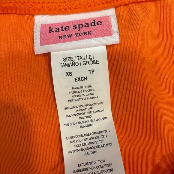 Kate Spade New York Surf Pink O-Ring Bikini Bottoms Sz XS NWT - Picture 6 of 13